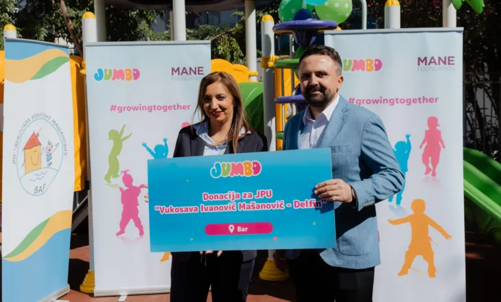 JUMBO ndërton një kënd të ri lojërash për 136 fëmijë