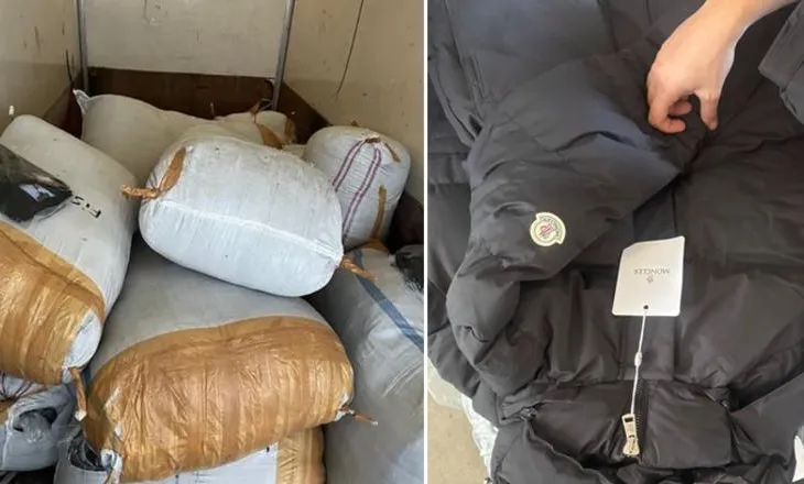 Kapet ngarkesa me 660 kg veshje të padeklaruara nga Turqia, mes tyre marka luksoze!