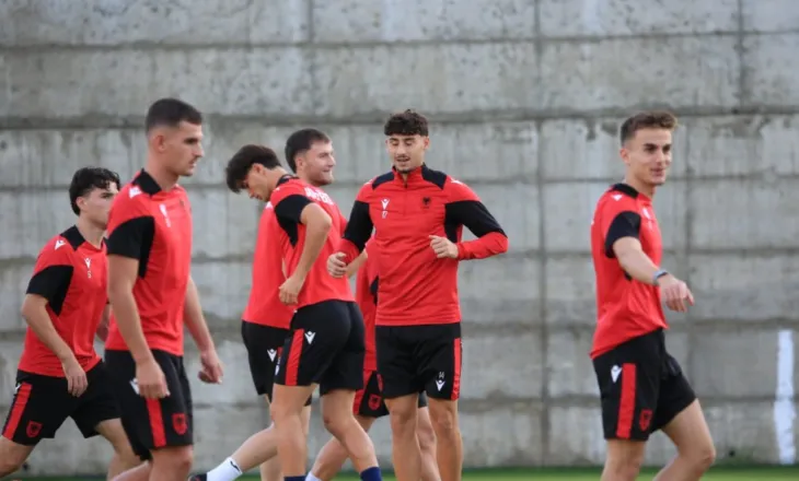 Kombëtarja U-21 mbyll përgatitjet për miqësoren ndaj Ukrainës, nesër bëhet nisja