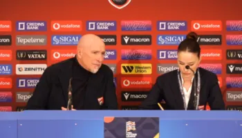 Konferenca e trajnerit Maran pas humbjes në Finlandë (live)