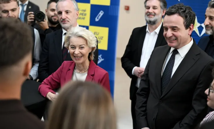 Kurti dhe Von der Leyen vizitojnë objektin e ri të Fakultetit të Matematikës dhe Shkencave Natyrore
