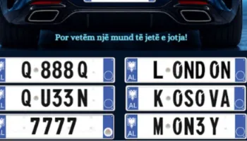 ‘LONDON’, ‘7777’…Hapet ankandi për tagart e personalizuara, ja 6 kombinimet e para
