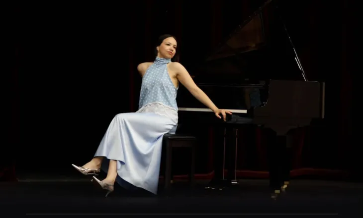 Melisa Ibrahimi me turne pianistik në Evropë
