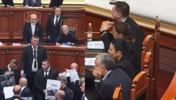 Mes flakadanëve, Rama dhe Balluku japin kartonat jeshilë për ligjin për Bankën dhe largohen