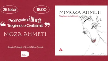 Mimoza Ahmeti prezanton librin “Tregimet e civilizimit” më 26 tetor