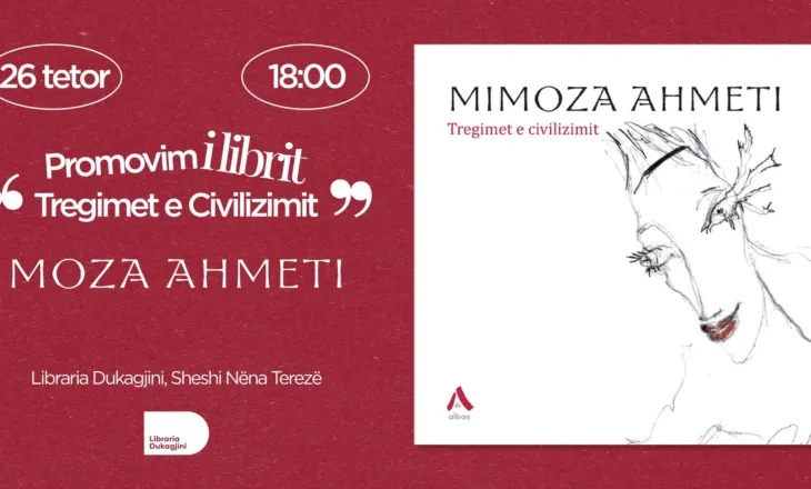 Mimoza Ahmeti prezanton librin “Tregimet e civilizimit” më 26 tetor