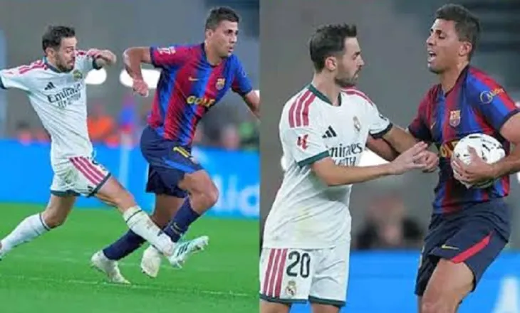 “Movistar Plus” publikon pamjet e papara të “El Clásico”; Rodri ofendon rëndë Bernardo Silvën