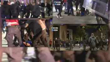 Narkopolicia e Ramës mbush me gaz protestuesit, efektivët e maskuar zbresin me shkopinj gome dhe arrestojnë me dhunë