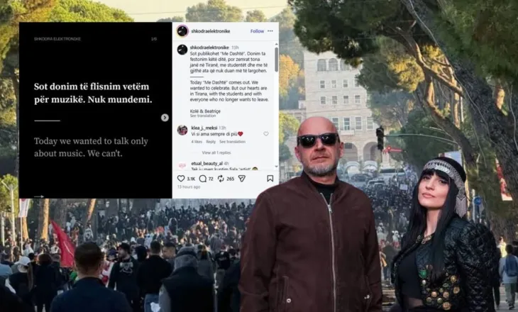 Ndryshimi kërkon guxim dhe frymëzim”/ Grupi i njohur muzikor, “Shkodra Elektronike” në mbështetje të revoltës studentore: Zemrat tona janë në Tiranë