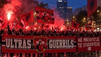 “Në mbështetje të studentëve“  ‘Guerrils’ bojkoton stadiumet: Kundër dhunës policore ndaj popullit