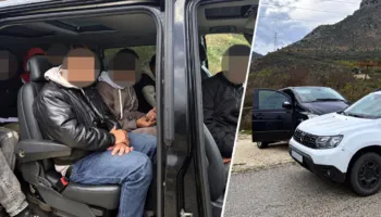 Nga Greqia drejt Italisë për 2 500 euro: kapet në Konispol furgoni me 11 emigrantë