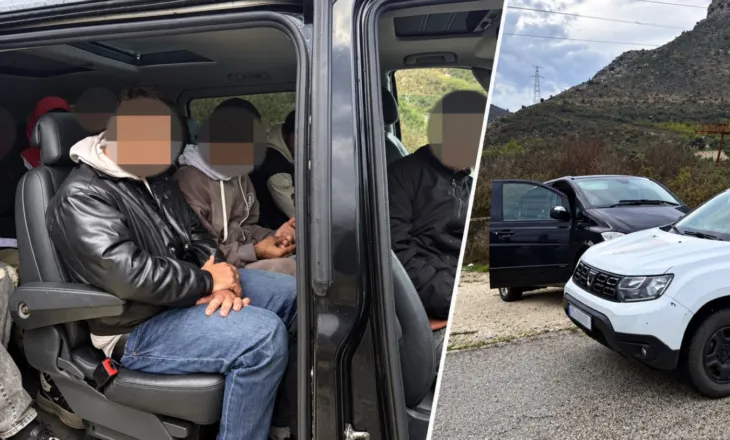 Nga Greqia drejt Italisë për 2 500 euro: kapet në Konispol furgoni me 11 emigrantë