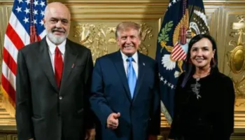 Nga vizita në SHBA, Rama publikon foton me Trump dhe bashkëshorten