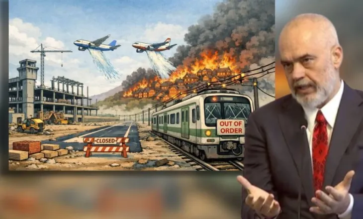 Nuk permbahet me, ne delir Rama Kërcënon protestuesit se do t’ia ndalë hyrjen në trena