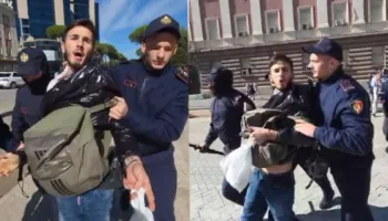 “O jam kamarier dhe po shkoj në punë”, ndalohet me dhunë i riu te Kryeministria