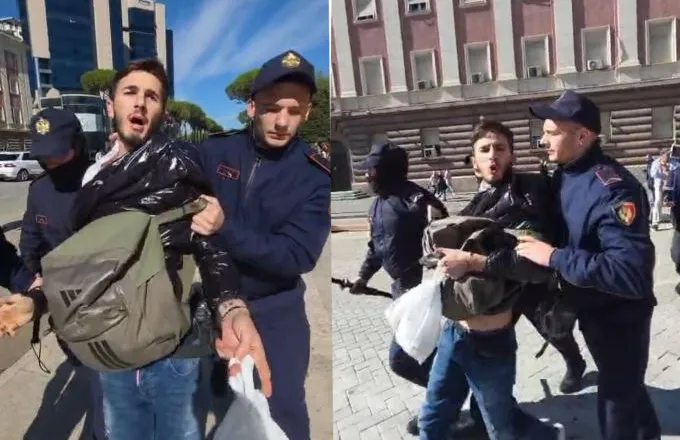 “O jam kamarier dhe po shkoj në punë”, ndalohet me dhunë i riu te Kryeministria