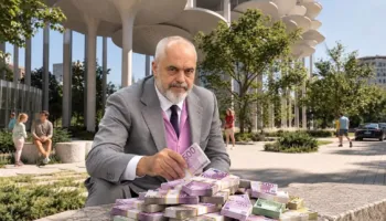 Parku Rinia/ 110 milionë lekë investime për gjelbërimin e kullës së re të Ramës