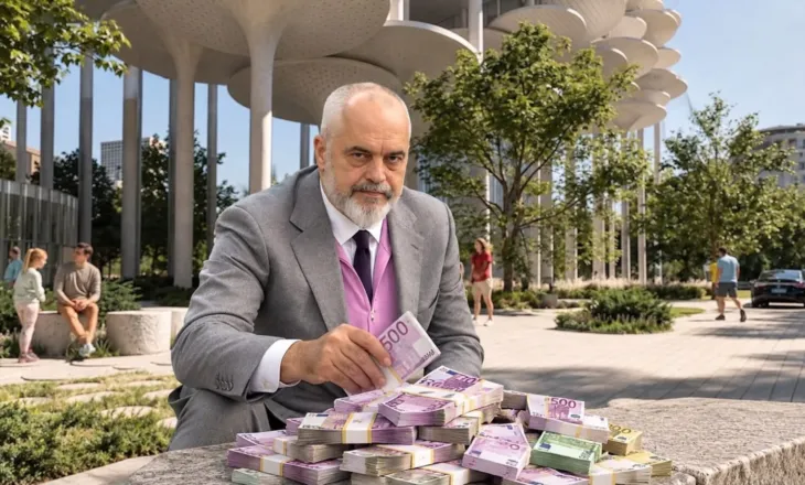 Parku Rinia/ 110 milionë lekë investime për gjelbërimin e kullës së re të Ramës