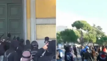 Pasi shkatërruan Ministrinë e Financave, protestuesit i drejtohen Kryeministrisë dhe Parlamentit!