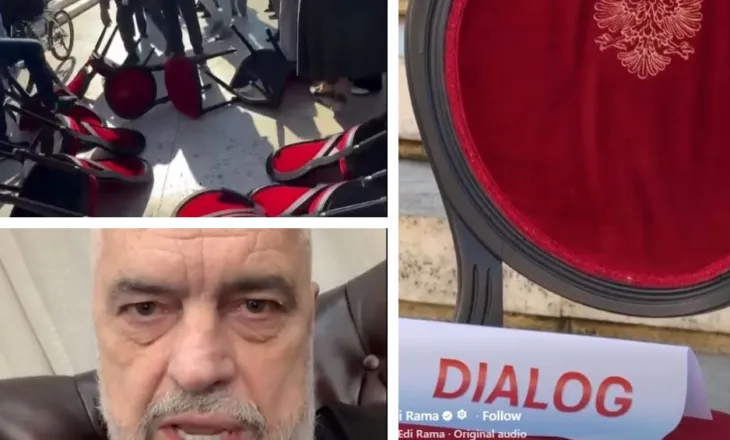 Pedagogët dhe studentet i thyen karriget dhe refuzuan dialogun, Rama reagon me videomesazh ironizues