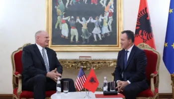 Peleshi pret ambasadorin Eric Wendt: Partneriteti strategjik dhe miqësia Shqipëri-SHBA vijojnë të forcohen