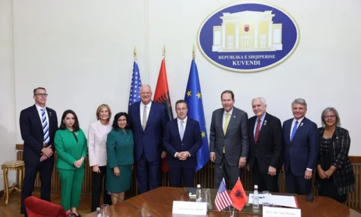 Peleshi pret delegacionin e Kongresit Amerikan: Të fuqizojmë partneritetin strategjik Shqipëri-SHBA, ekonomik dhe të biznesit!