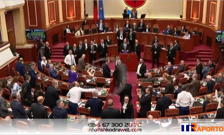 Përjashtohen me nga 60 ditë Gazment Bardhi dhe Klevis Balliu, hodhën shishe me ujë dhe vezë në Kuvend