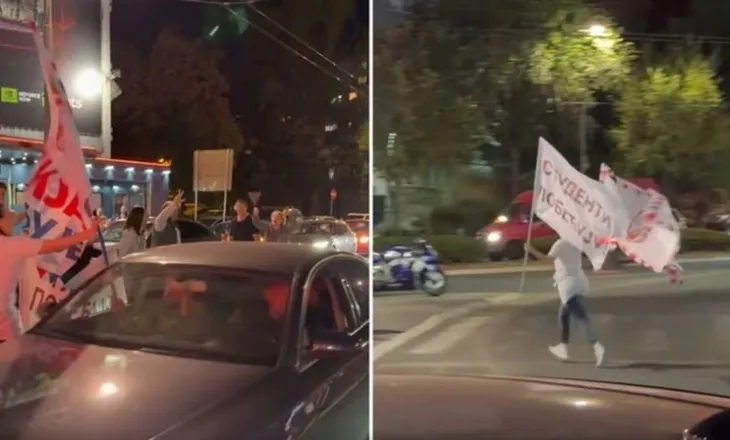 Përleshje në Beograd/ Përplasen mbështetësit e Vuçiçit me protestuesit e Listës Studentore