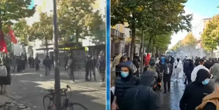 Përleshjet te Rruga e Durrësit/ Plagosen dy protestues, përfundojnë te Trauma