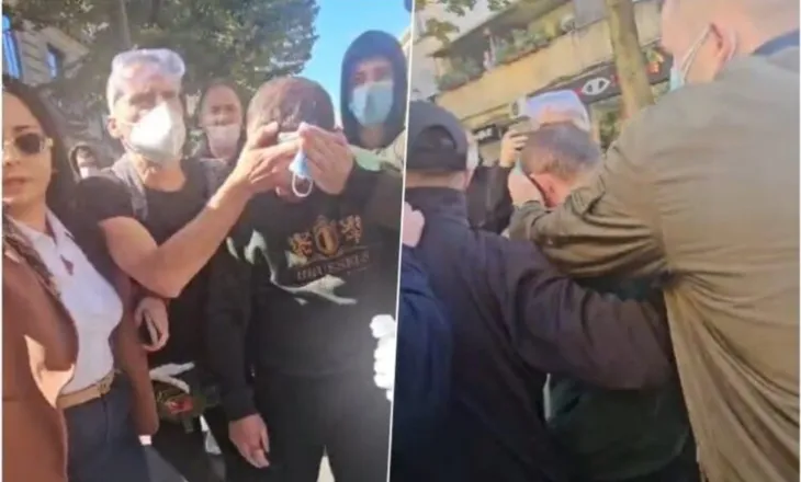 Plagoset në kokë një prej protestuesve, qytetarët kërkojnë ndihmën e ambulancës
