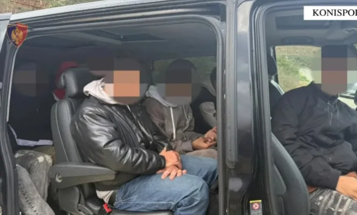 Po trafikonte me furgon 11 emigrantë nga Irani dhe Iraku për 2500 euro, arrestohet në Konispol i riu nga Lushnja! Itinerari, nga Greqia drejt Italisë