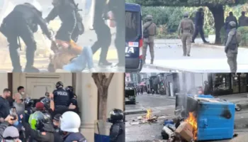 Policia ndjek këmba-këmbës protestuesit, forcat RENEA rrethojnë Kryeministrinë. Rikthehen trazirat në Tiranë