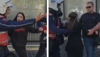 Policia shoqëron disa vajza, njëra prej tyre: Po protestoja paqësisht!