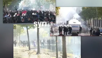 Policia sulmon studentët tek ministria e Arsimit: Ujë me kimikate, plumba gome, gaz lotsjellës, studentët nuk tremben