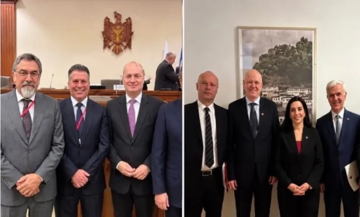 Politikë me dy standarde e Opozitës! Në Tiranë rrethojnë Parlamentin, jashtë pozojnë bashkë!