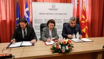 Prespa drejt UNESCO-s, ministri Gonxhja takon homologët nga Greqia dhe Maqedonia e Veriut: Mbrojmë pasurinë që na bashkon