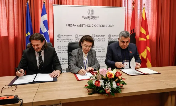 Prespa drejt UNESCO-s, ministri Gonxhja takon homologët nga Greqia dhe Maqedonia e Veriut: Mbrojmë pasurinë që na bashkon