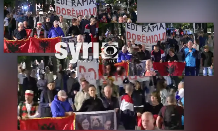 Protesta e 124-të/ Qytetarët mblidhen në Sheshin Skënderbej, nis marshimi drejt Kryeministrisë