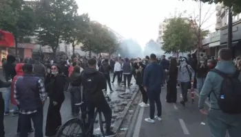 Protesta e studentëve, reagon Policia e Shtetit: 23 persona të shoqëruar, 6 policë të plagosur