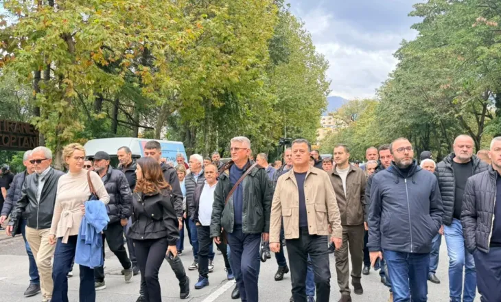 Protesta e thirrur nga PD/ Nis marshimi nga selia blu drejt Kryeministrisë, në krye deputetët demokratë