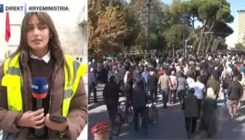 Protesta Kombëtare: Qytetarët nisin grumbullimin para kryeministrisë