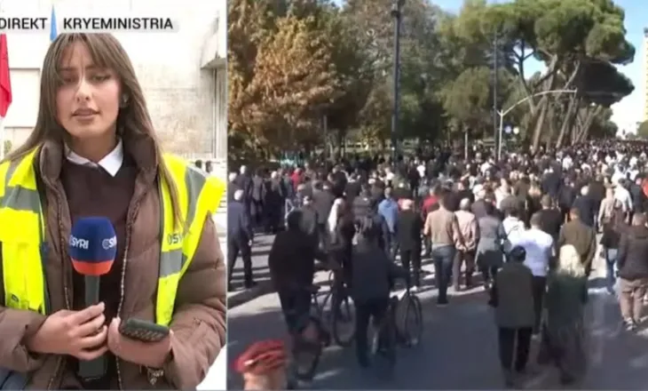 Protesta Kombëtare: Qytetarët nisin grumbullimin para kryeministrisë