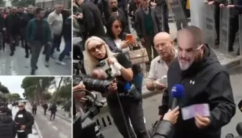 Protesta/ PD zhvendoset nga Kryeministria te Ministria e Arsimit, Noka: Qorri dhe komunistët e tij i shërbejnë Ramës, “Kalë Troje”! Disa u shitën si derrat…