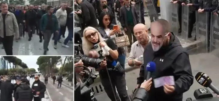 Protesta/ PD zhvendoset nga Kryeministria te Ministria e Arsimit, Noka: Qorri dhe komunistët e tij i shërbejnë Ramës, “Kalë Troje”! Disa u shitën si derrat…