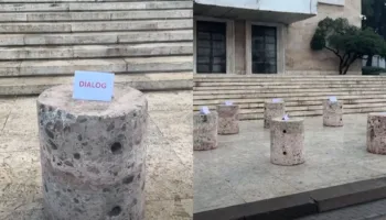 Protesta, Rama përsërit thirrjen për dialog, zëvendëson karriget e thyera me stola guri