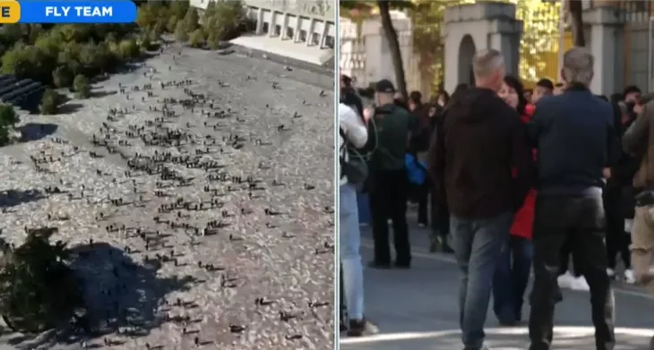 Protesta zhvendoset nga Kryeministria te Ministria e Arsimit, PD i bashkohet studentëve!