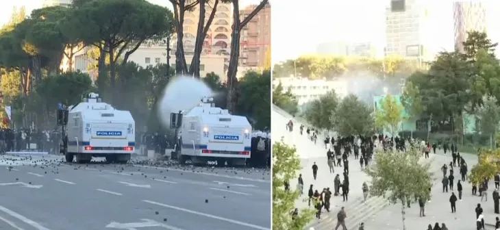 Protestat në Tiranë, 5 persona në urgjencën e Traumës, 2 prej tyre janë policë! Tre të tjerë dalin nga QSUT