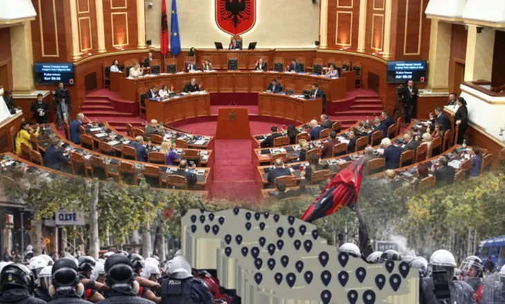 Protestë jashtë, debate brenda Kuvendit! ‘Shkrihen’ 15 bashki, 6 qytete të reja, HARTA e re ‘ndez’ vendin