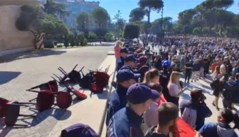 Protestë kombëtare në Tiranë, shumë aktorë dhe faktorë kanë premtuar mbështetje të studentëve…
