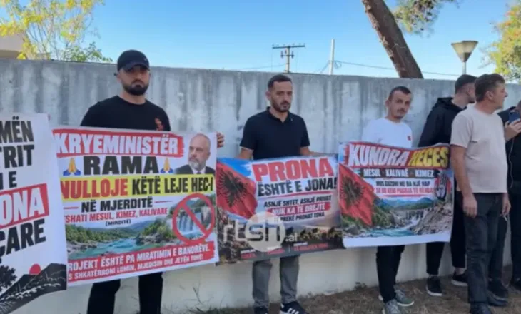 Protestë kundër 4 HEC-eve në Pukë, banorët kërkojnë nga Gjykata Administrative shfuqizimin e lejeve